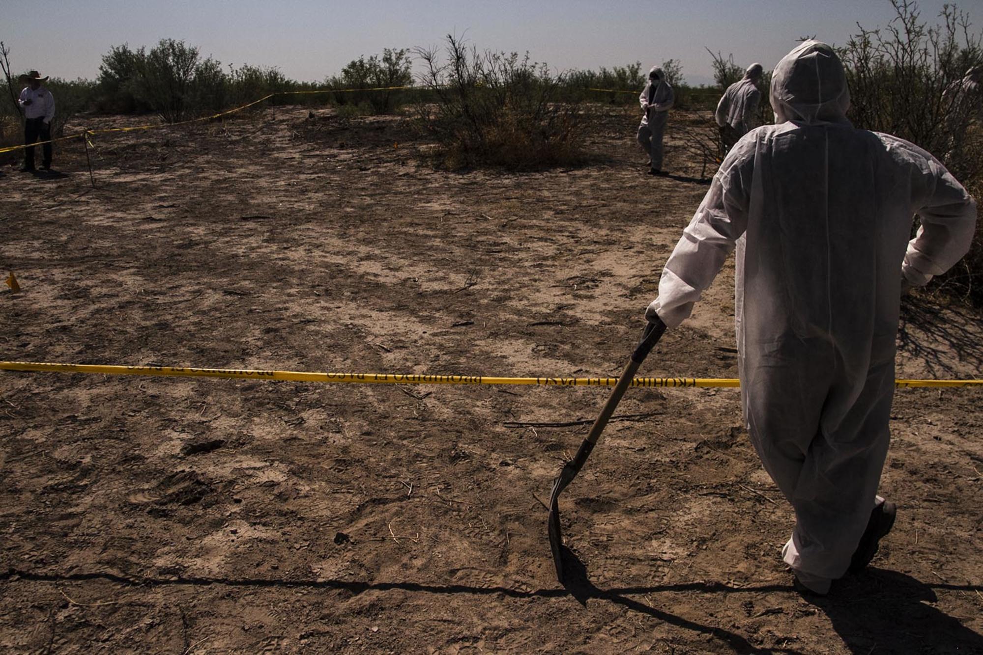 México restos óseos en Patrocinio